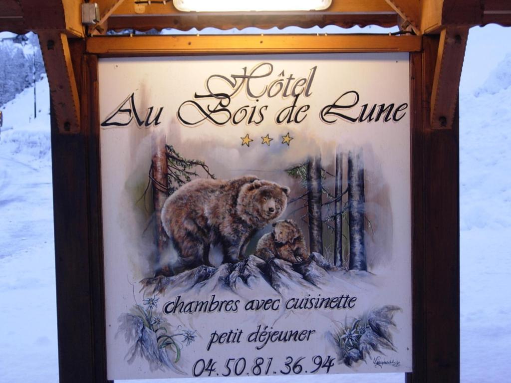 Au Bois De Lune Châtel Eksteriør billede